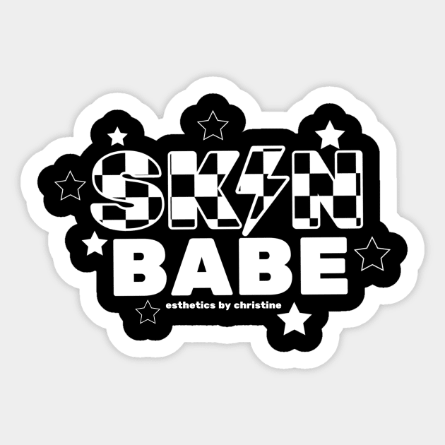 Skin Babe Sticker by SouthernVanityByJillyan